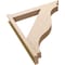 Ekena Millwork 6-in W x 38-in D x 42-in H Funston Trad Rough Cedar Woodgrain TimberThane Outlooker, Primed Tan OUTUR060X38X42FST04RCPR - alternate 2